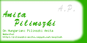 anita pilinszki business card